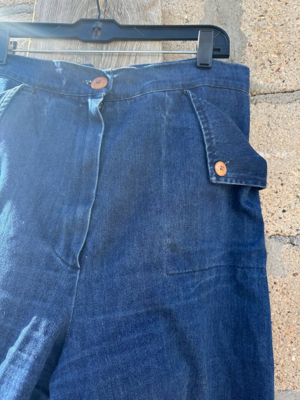 Ilana Kohn Huxie high waisted indigo jean 12 - Picture 3 of 5